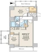 クレストコート中野富士見町 901 間取り図