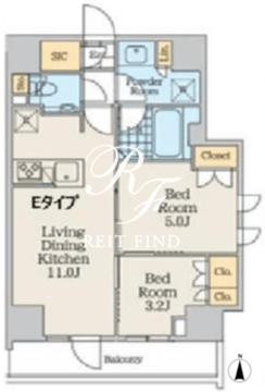 クレストコート中野富士見町 902 間取り図