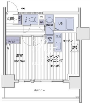 エスティメゾン大島 402 間取り図