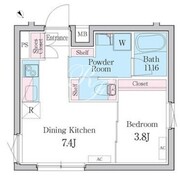デュオメゾン自由が丘 101 間取り図