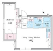 デュオメゾン自由が丘 201 間取り図