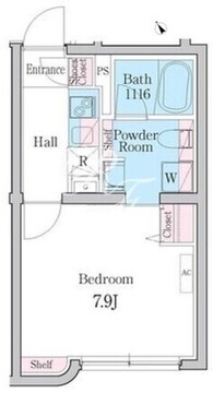 デュオメゾン自由が丘 203 間取り図
