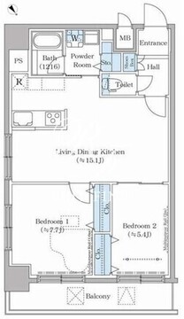 ステラテラス 701 間取り図