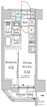 ザ・ライオンズフォーシア蒲田 601 間取り図