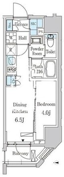 ザ・ライオンズフォーシア蒲田 1103 間取り図