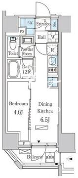 ザ・ライオンズフォーシア蒲田 701 間取り図