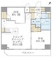 アジールコート町屋 1001 間取り図