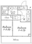 ルネサンスコート高田馬場カルム 204 間取り図