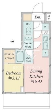 ドゥーエ王子神谷 104 間取り図
