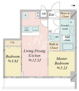 ドゥーエ王子神谷 1003 間取り図