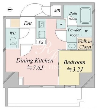 ドゥーエ王子神谷 201 間取り図