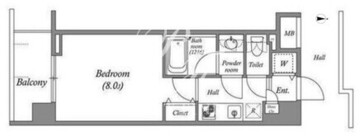 エミリブ下落合 209 間取り図