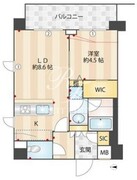 エミリブ下落合 610 間取り図