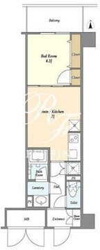 グランハイツ高田馬場 606 間取り図