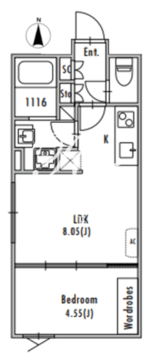 グランパセオ大崎戸越銀座1 301 間取り図