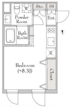 テラブリック南大 101 間取り図