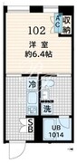フレア恵比寿 102 間取り図