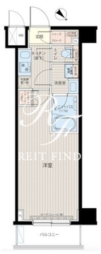 ルーブル中板橋六番館 404 間取り図