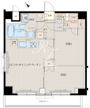 ルーブル中板橋六番館 901 間取り図