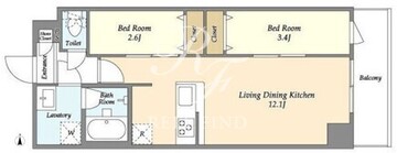 アルファコート梅島 102 間取り図