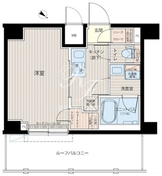 ルーブル中板橋六番館 704 間取り図