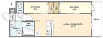 アルファコート梅島 207 間取り図