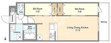 アルファコート梅島 211 間取り図