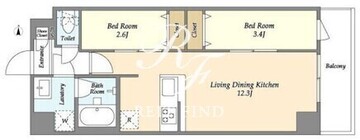 アルファコート梅島 301 間取り図