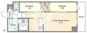 アルファコート梅島 309 間取り図