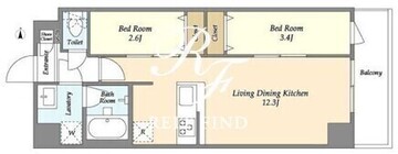 アルファコート梅島 401 間取り図