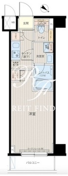 ルーブル中板橋六番館 206 間取り図