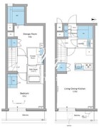 ルフォンリヴェント杉並永福 104 間取り図