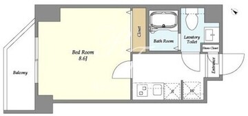 アルファコート青井 101 間取り図