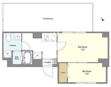 アルファコート青井 505 間取り図