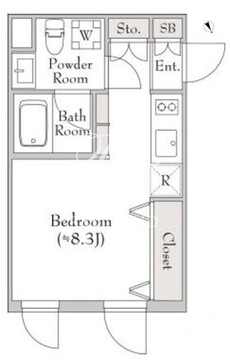 テラブリック南大井 101 間取り図