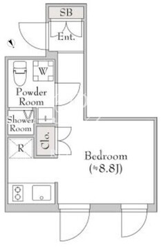 テラブリック南大井 102 間取り図