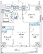 プライムブリス板橋本町 1101 間取り図
