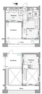 レジディア錦糸町2 1303 間取り図