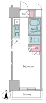 レジディア木場 806 間取り図