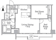 レジディア西小山 312 間取り図