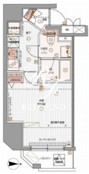 パティーナ上野 701 間取り図