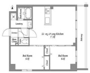 ザ・グラヴィティ新宿 214 間取り図