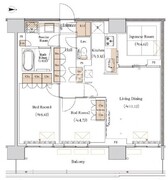 ブランシエスタ木場 1102 間取り図