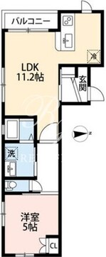 シュヴァル新宿 301 間取り図