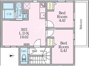 ミハス中野2 302 間取り図