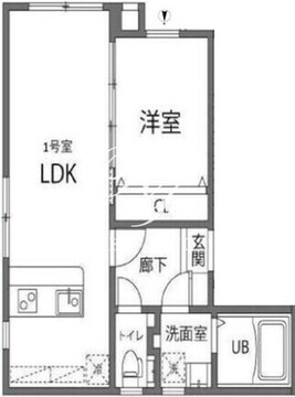 カノア池上 201 間取り図