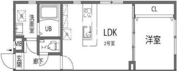 カノア池上 402 間取り図