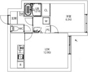 マキシヴシティ文京小石川 301 間取り図