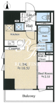 テラス森下 903 間取り図