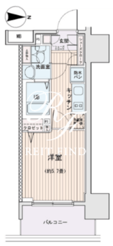 エスティメゾン錦糸町2 218 間取り図